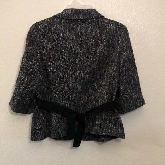 TALBOTS Petites Charcoal Tweed Jacket Blazer/Preowned - Picture 15 of 17